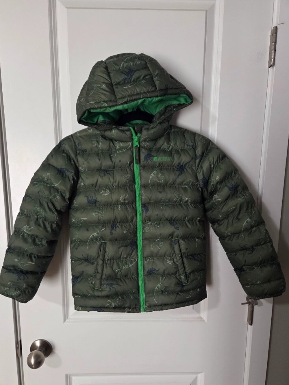 Boys Puffer Raincoat, size 7-8 years